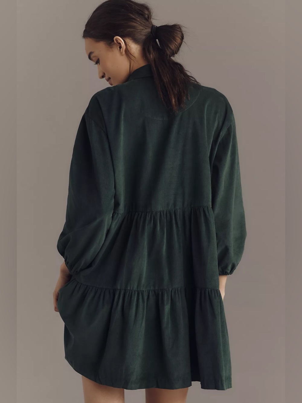 NWT Size SP - The @loverlygrey Bettina Corduroy Mini Shirt Dress Maeve (US$ 148)